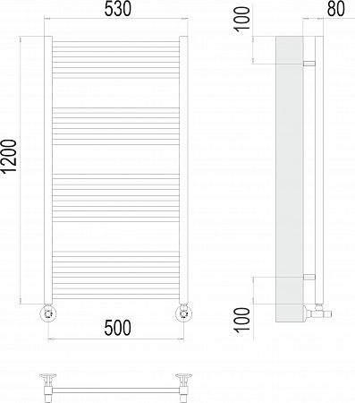 Сицилия П18 500х1200 Полотенцесушитель TERMINUS Рубцовск - фото 3 Сицилия П18 500х1200 Полотенцесушитель TERMINUS Рубцовск - фото 3
