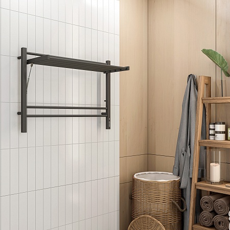 Горизонт П8 800х600 электро КС ЧЕРНЫЙ МУАР Полотенцесушитель TERMINUS Рубцовск - фото 4