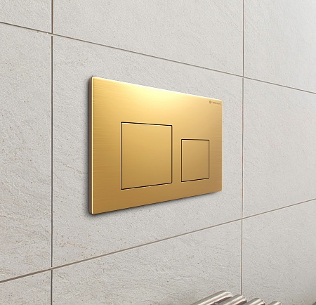 Клавиша смыва для инсталляции Terminus Классик кнопка квадрат цвет брашированное золото Рубцовск - фото 3 Клавиша смыва для инсталляции Terminus Классик кнопка квадрат цвет брашированное золото Рубцовск - фото 3