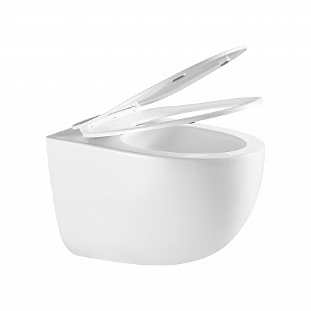 Подвесной унитаз безободковый Terminus Енисей Монолит 560х390 белый Рубцовск - фото 7