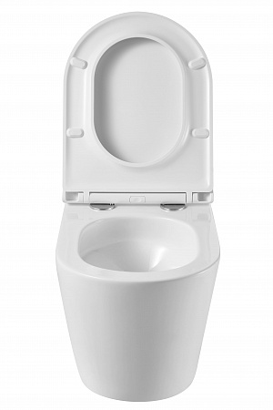 Подвесной унитаз безободковый Terminus Классик S 515х355 белый Рубцовск - фото 7