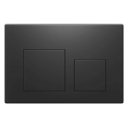 Клавиша смыва для инсталляции Terminus Классик кнопка квадрат цвет  воронёная сталь Рубцовск - фото 1