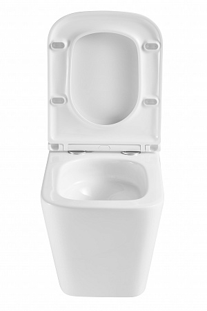 Подвесной унитаз безободковый Terminus Ватикан Монолит 490х340 белый Рубцовск - фото 7