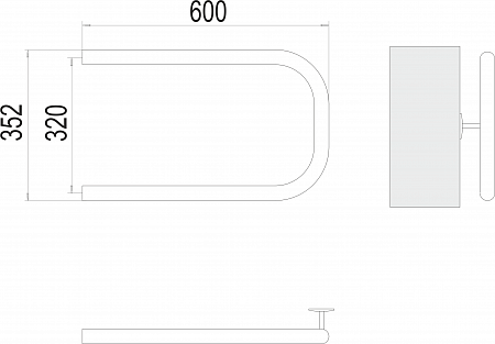 П-обр AISI 32х2 320х600 Полотенцесушитель TERMINUS Рубцовск - фото 3 П-обр AISI 32х2 320х600 Полотенцесушитель TERMINUS Рубцовск - фото 3