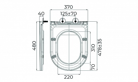 Сиденье для унитаза Terminus Классик цвет белый  Рубцовск - фото 7