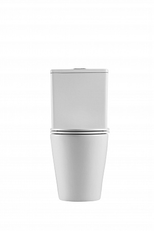 Напольный унитаз-компакт безободковый Terminus Аврора 625х390 белый Рубцовск - фото 6