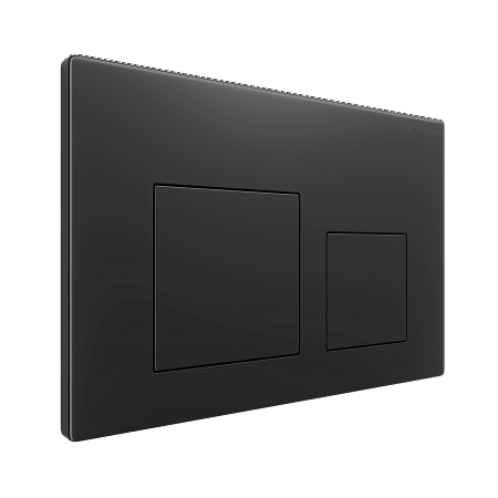 Клавиша смыва для инсталляции Terminus Классик кнопка квадрат цвет  чёрный матовый Рубцовск - фото 2