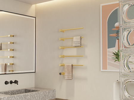 Аккорд П5 500х800 электро Полотенцесушитель TERMINUS Брашированное золото Рубцовск - фото 5 Аккорд П5 500х800 электро Полотенцесушитель TERMINUS Брашированное золото Рубцовск - фото 5