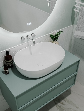 Раковина накладная Terminus Прато 600х415х140 Рубцовск - фото 3