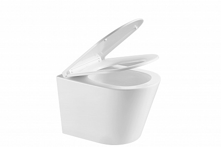 Подвесной унитаз безободковый Terminus Классик S 515х355 белый Рубцовск - фото 5