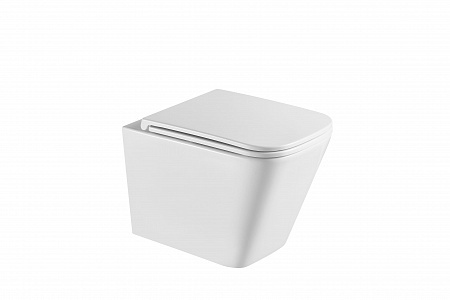 Подвесной унитаз безободковый Terminus Ватикан 490х340 белый Рубцовск - фото 4