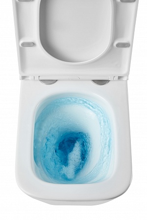 Подвесной унитаз безободковый Terminus Ватикан 490х340 белый Рубцовск - фото 8