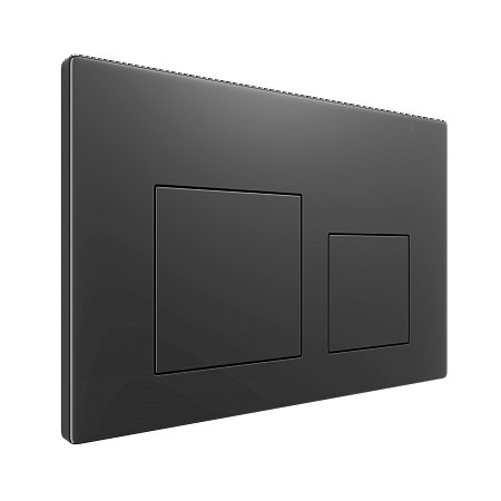 Клавиша смыва для инсталляции Terminus Классик кнопка квадрат цвет  воронёная сталь Рубцовск - фото 2