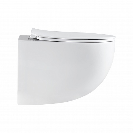 Подвесной унитаз безободковый Terminus Енисей Монолит 560х390 белый Рубцовск - фото 4