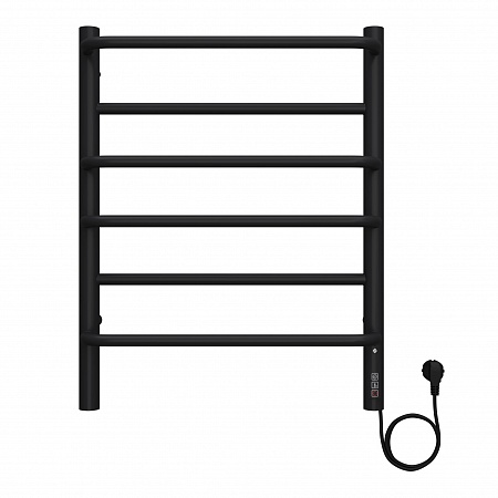 Евромикс П6 450х600 электро КС ЧЕРНЫЙ МУАР Полотенцесушитель TERMINUS Рубцовск - фото 2
