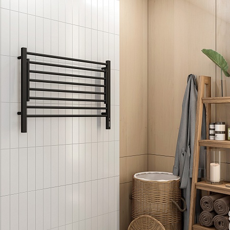 Горизонт П8 800х600 электро КС ЧЕРНЫЙ МУАР Полотенцесушитель TERMINUS Рубцовск - фото 3