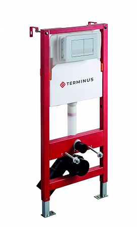 Система инсталляции для подвесного унитаза  500х1125 (4 в 1 с клавишей смыва) Terminus  Рубцовск - фото 2