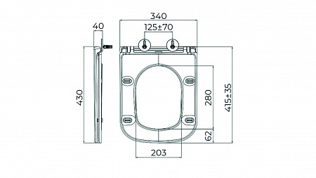 Сиденье для унитаза Terminus Ватикан цвет белый Рубцовск - фото 7