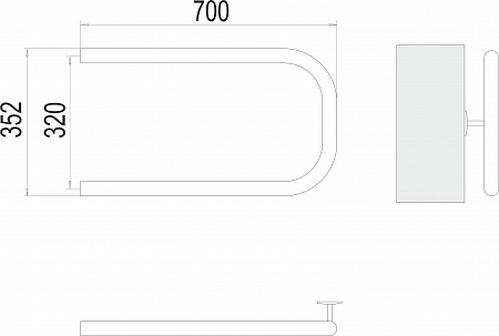 П-обр AISI 32х2 320х700 Полотенцесушитель TERMINUS Рубцовск - фото 3 П-обр AISI 32х2 320х700 Полотенцесушитель TERMINUS Рубцовск - фото 3
