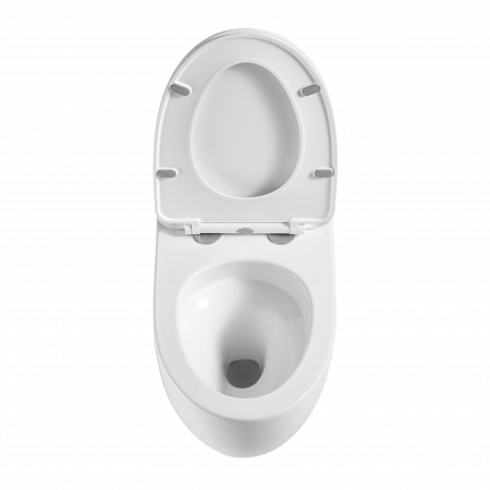 Подвесной унитаз безободковый Terminus Енисей Монолит 560х390 белый Рубцовск - фото 3