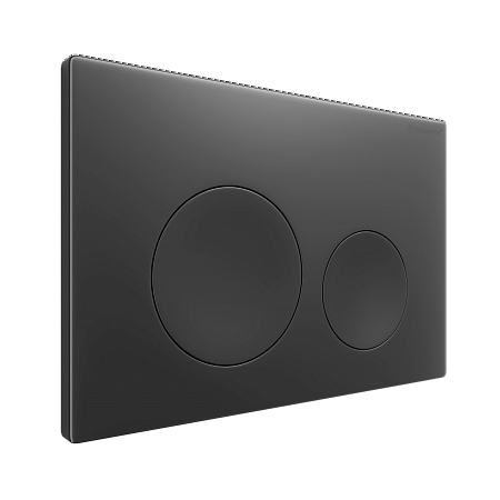 Клавиша смыва для инсталляции Terminus Классик кнопка круг цвет воронёная сталь Рубцовск - фото 2