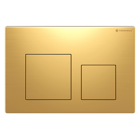 Клавиша смыва для инсталляции Terminus Классик кнопка квадрат цвет брашированное золото Рубцовск - фото 1 Клавиша смыва для инсталляции Terminus Классик кнопка квадрат цвет брашированное золото Рубцовск - фото 1