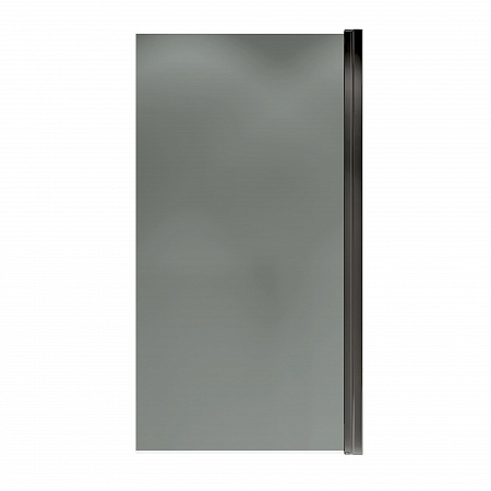 Шторка на ванну распашная Terminus Ното 02 1500х700 проф.черный, тонированная Рубцовск - фото 4