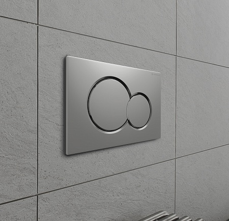 Клавиша смыва для инсталляции Terminus Классик кнопка двойной круг цвет матовый хром Рубцовск - фото 3 Клавиша смыва для инсталляции Terminus Классик кнопка двойной круг цвет матовый хром Рубцовск - фото 3