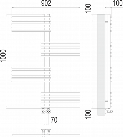 Европа П20 70х1000 Полотенцесушитель TERMINUS Рубцовск - фото 3 Европа П20 70х1000 Полотенцесушитель TERMINUS Рубцовск - фото 3