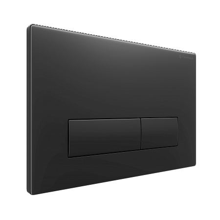 Клавиша смыва для инсталляции Terminus Классик кнопка прямоугольник цвет чёрный матовый Рубцовск - фото 2